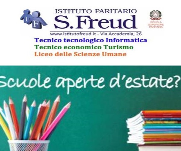 "Scuole aperte d’estate in tutta Italia" -  Istituto Privato Freud
